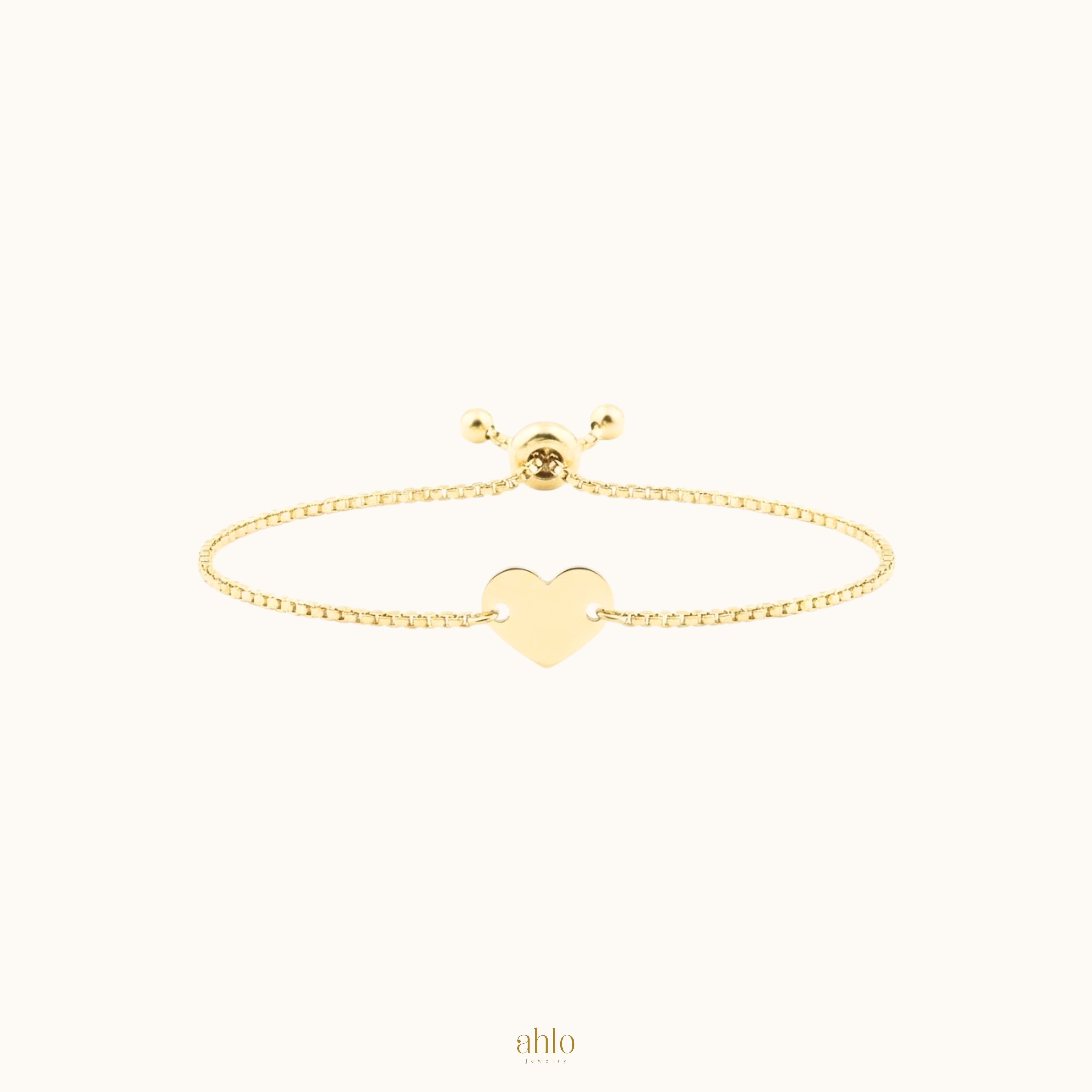 Braccialetto personalizzato a forma di cuore