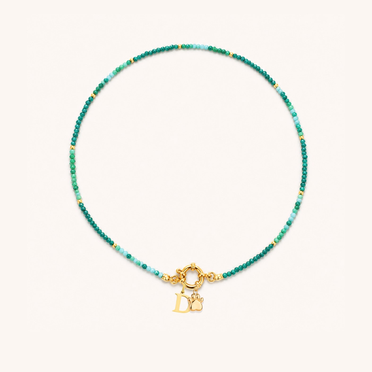 Collar personalizable con cuentas oceánicas