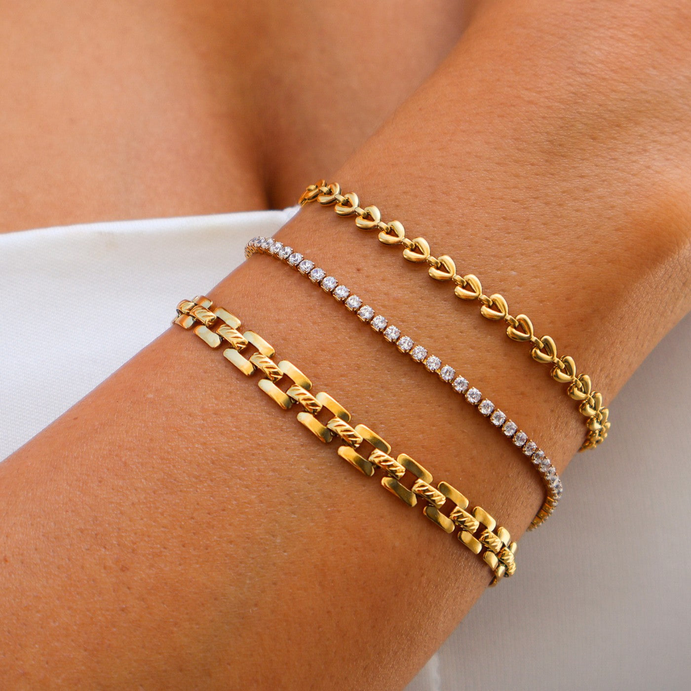 Golden Heart Bracelet