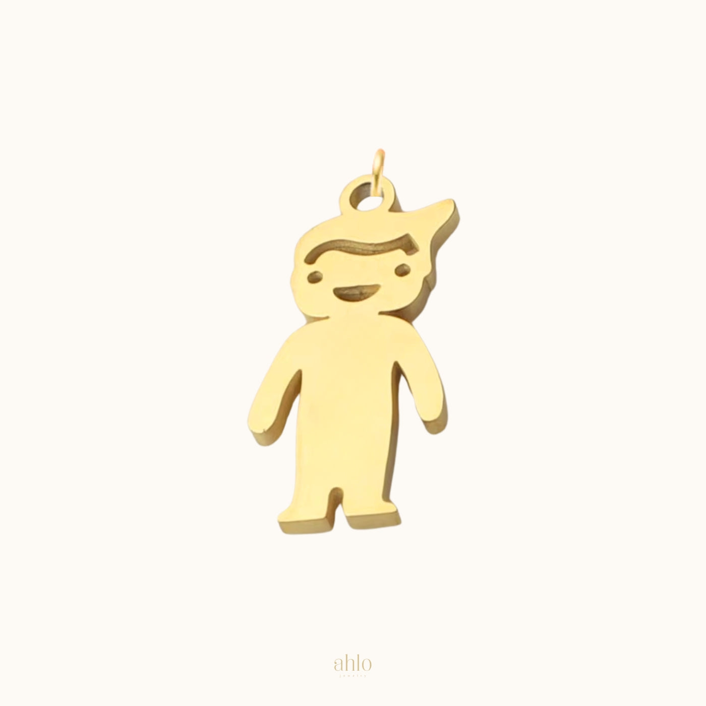 Gold Boy Charm n65