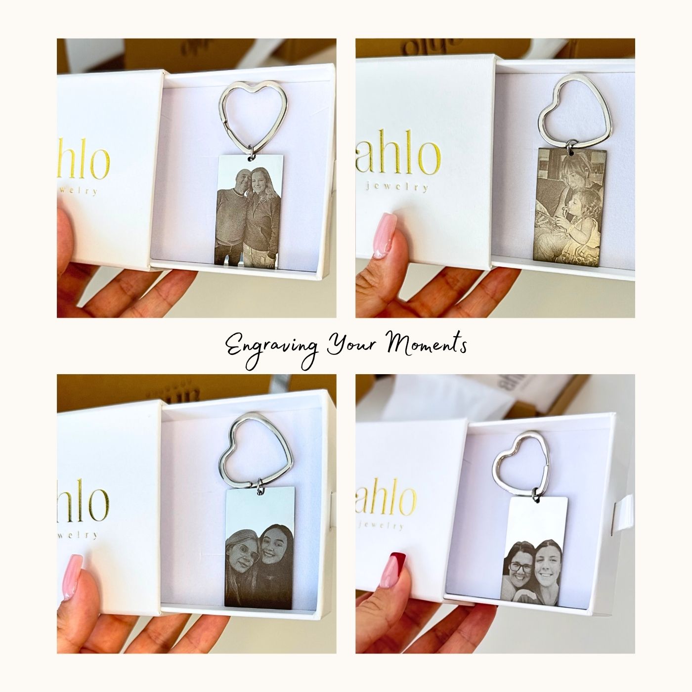 Custom Heart Keychain