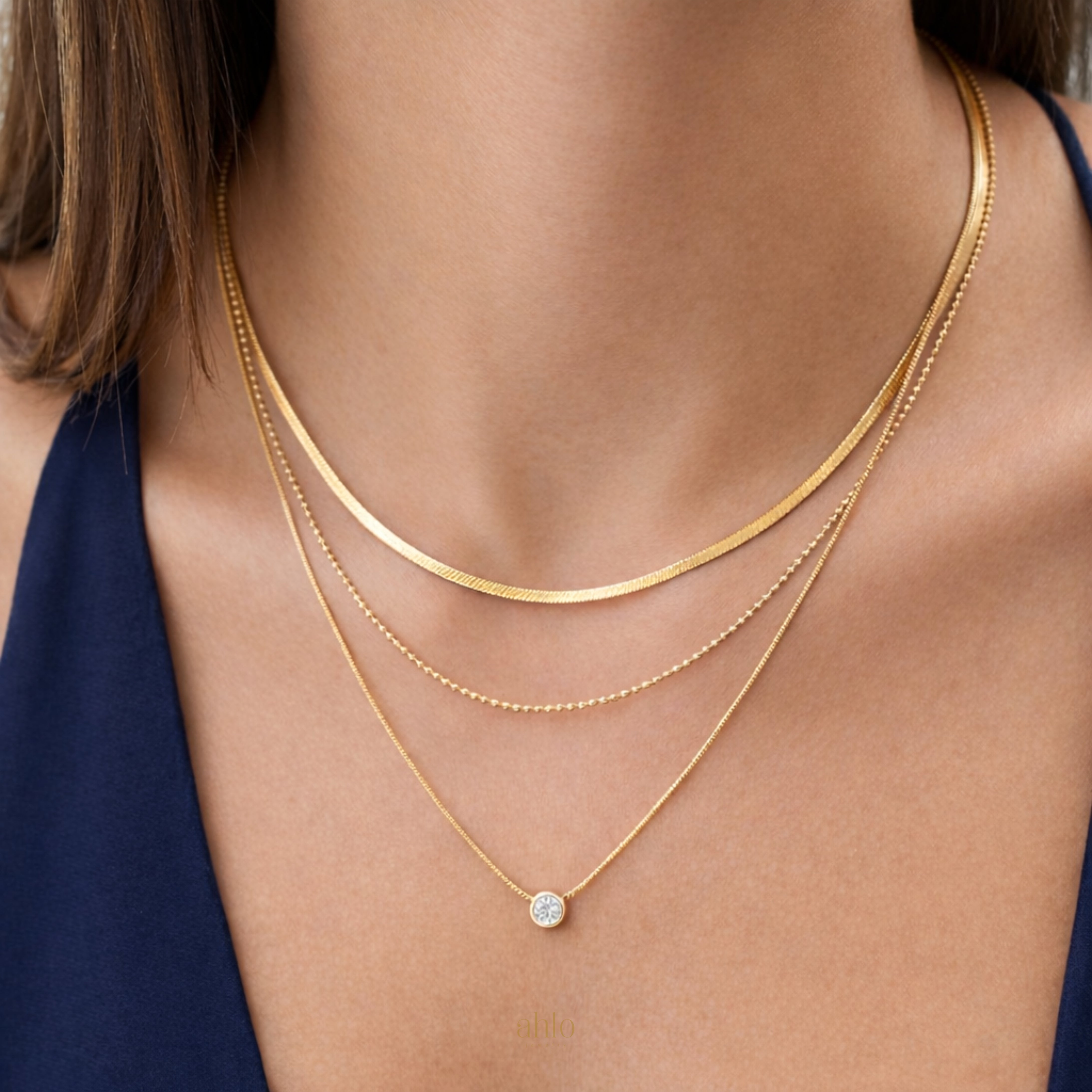 Layered Radiance Halskette