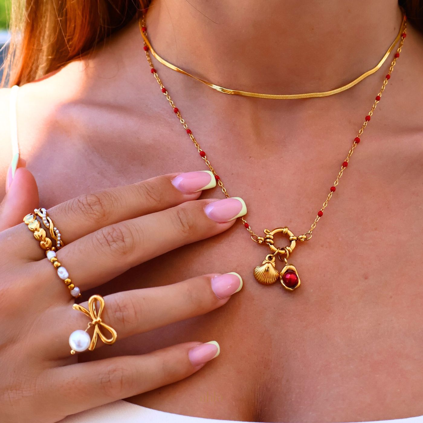 Customizable Pearl Bead Necklace