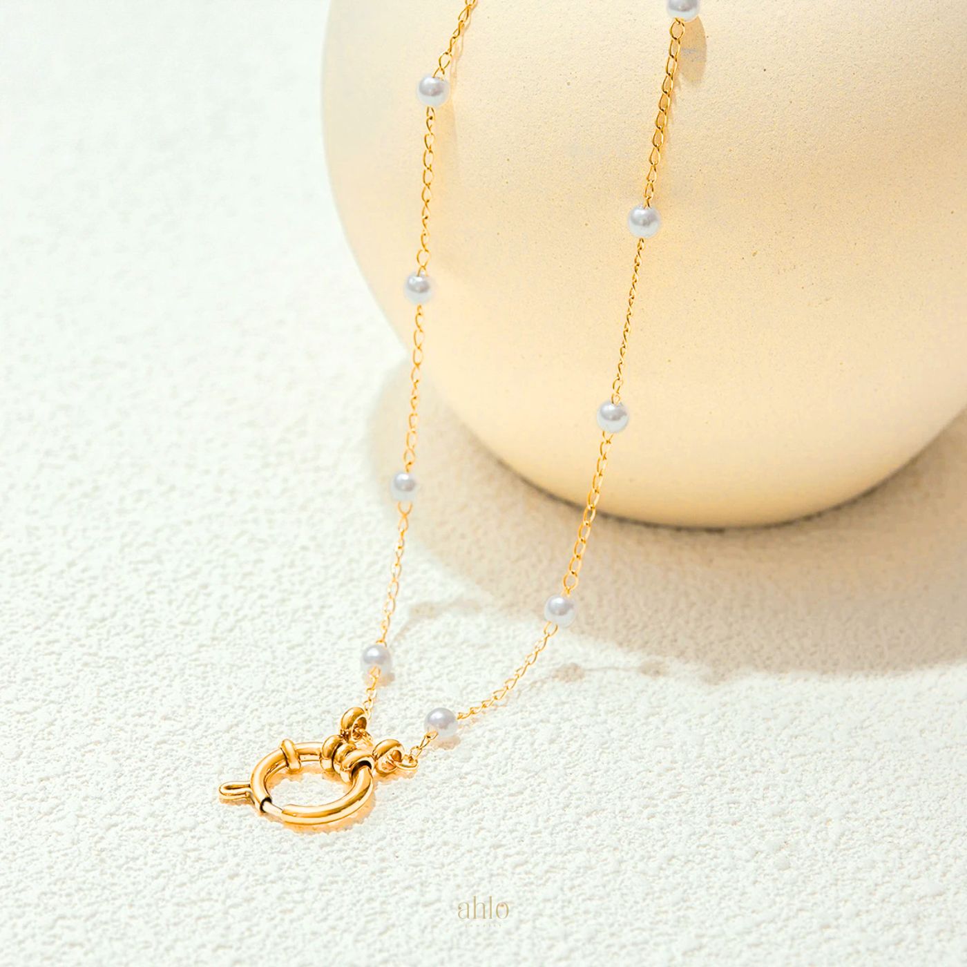 Customizable Pearl Bead Necklace