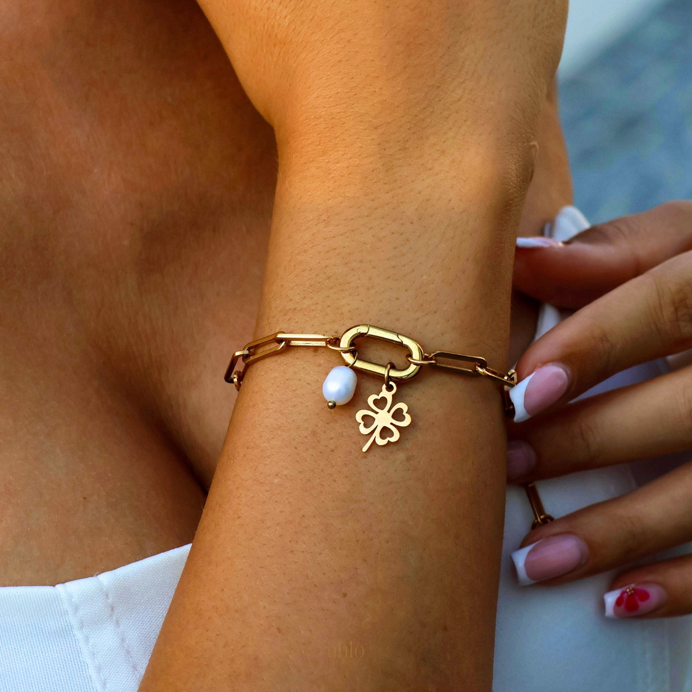 Custom Paper Clip Bracelet