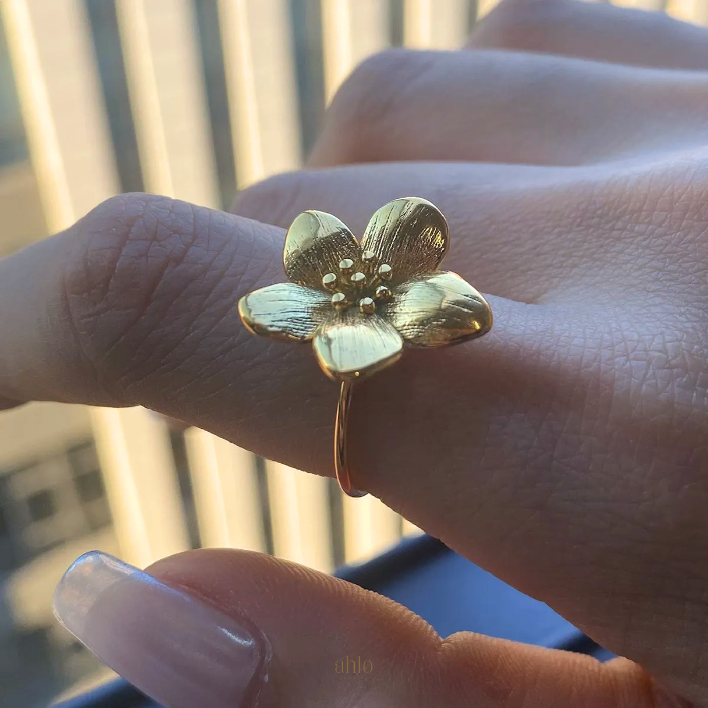 Golden Bloom Ring
