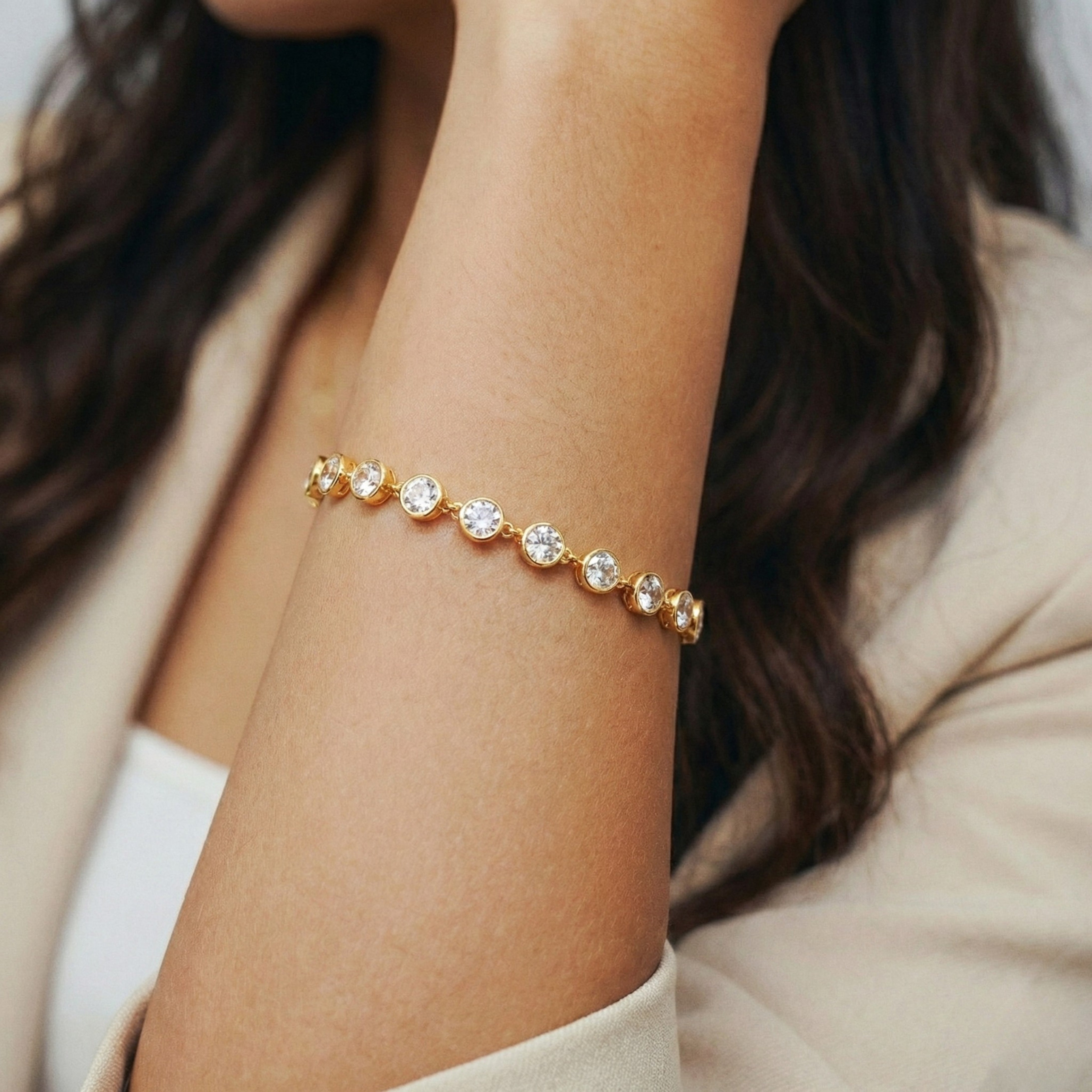 Aura Tennis Bracelet