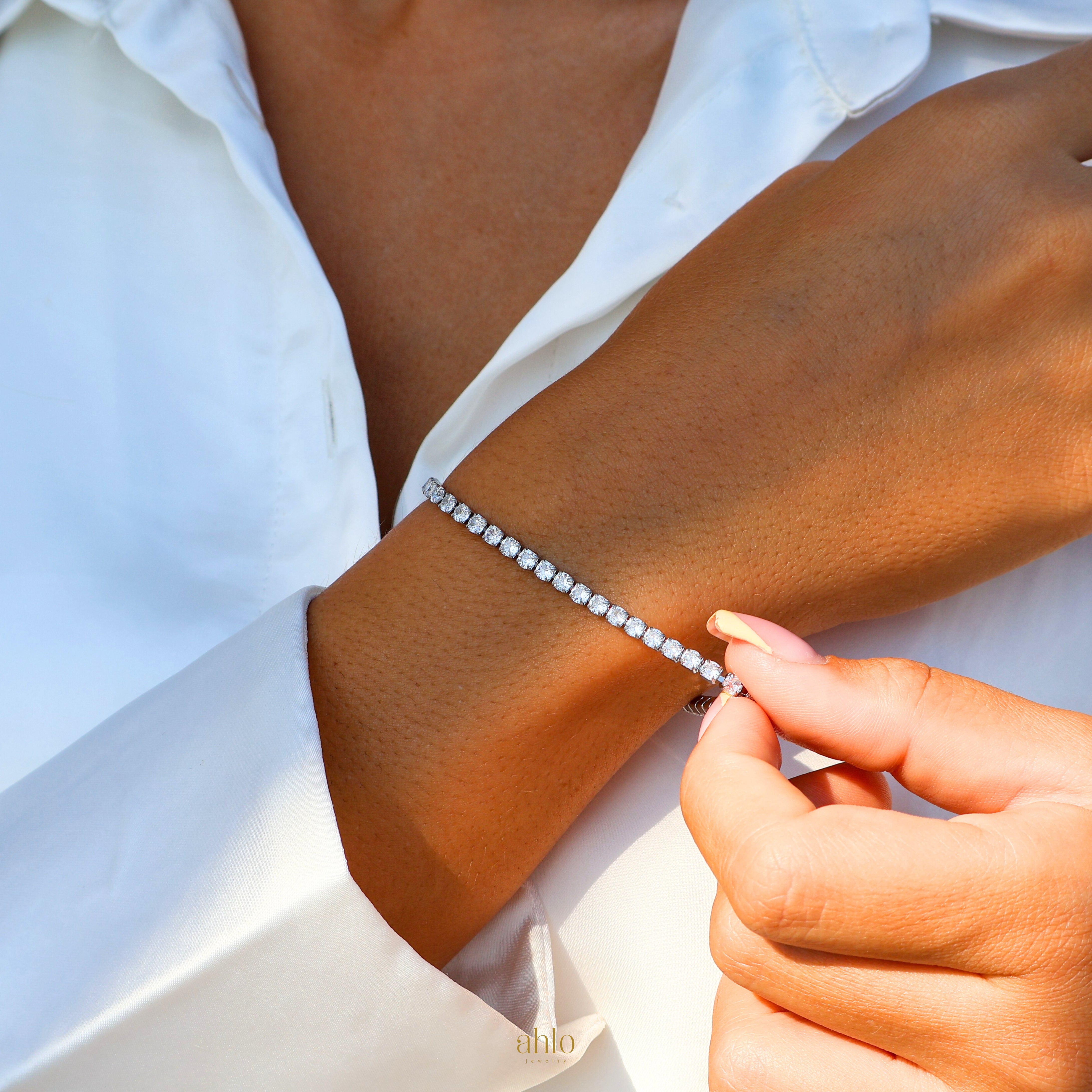 Zirconia Tennis Bracelet