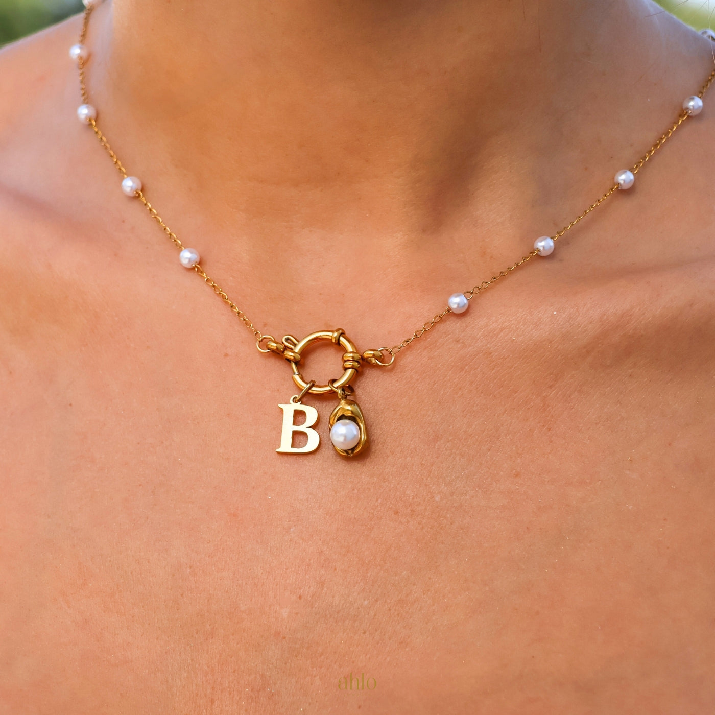 Customizable Pearl Bead Necklace