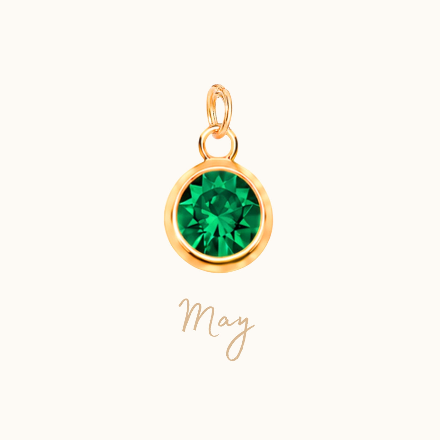 Mini Zircon Birthstone Charm n56