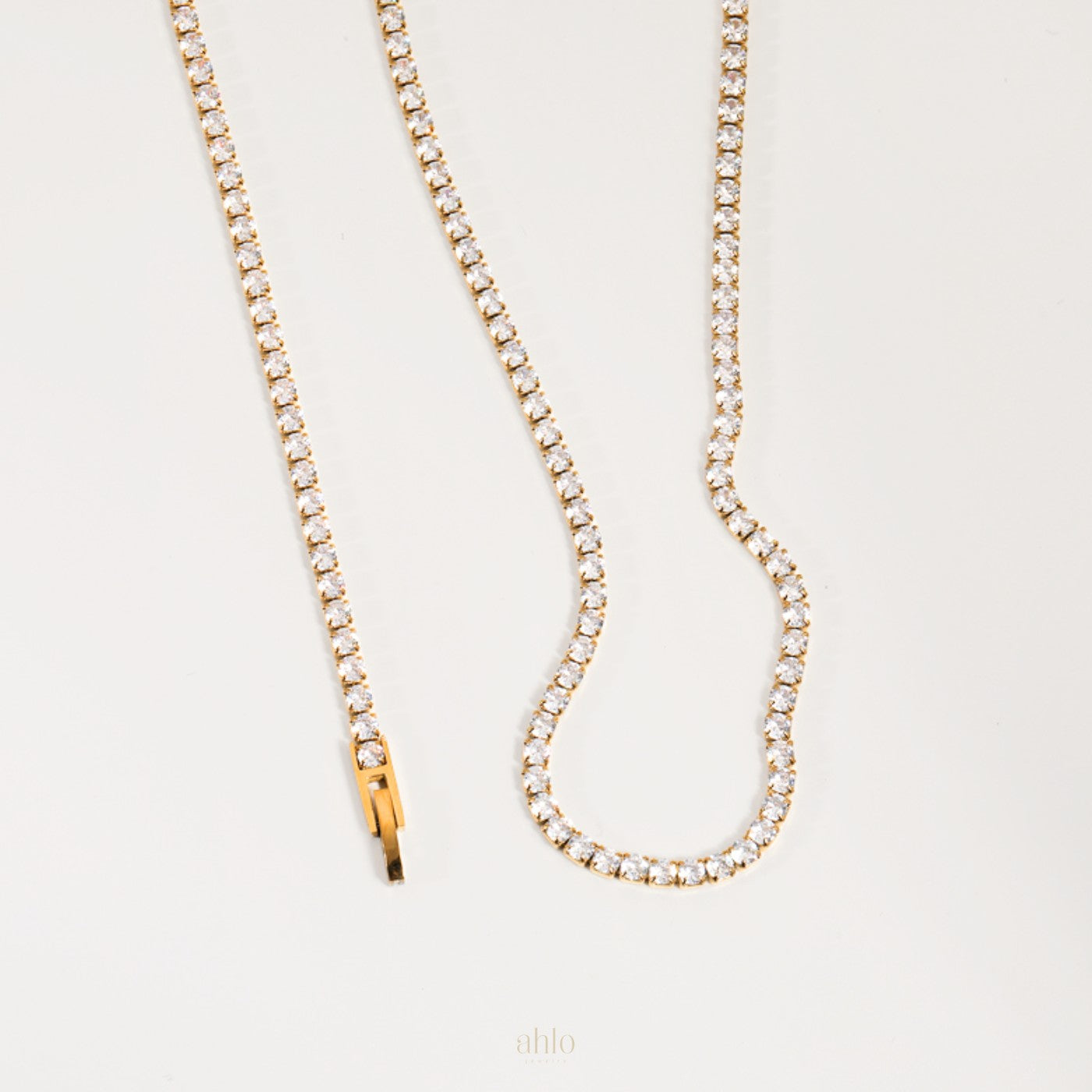 Zirconia-Tennis-Necklace waterproof jewelry