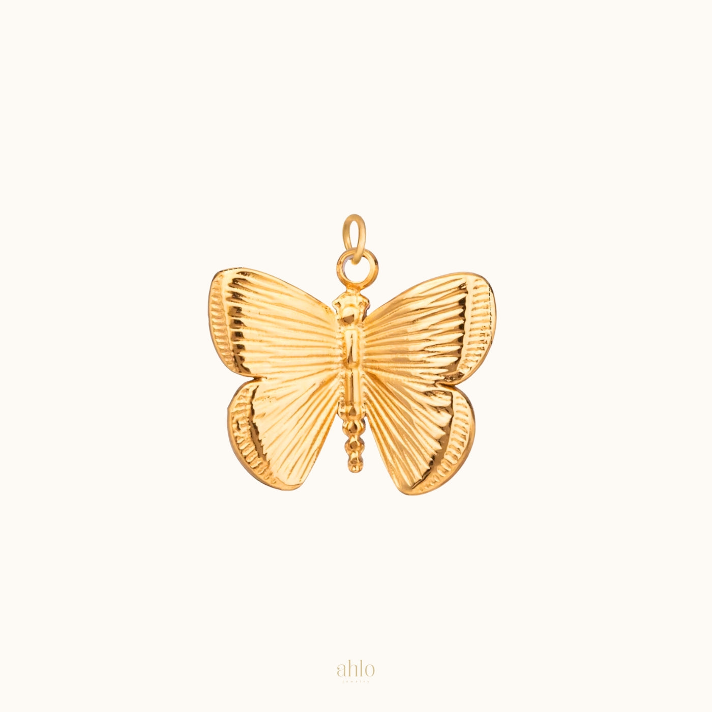 Golden Butterfly Charm n47