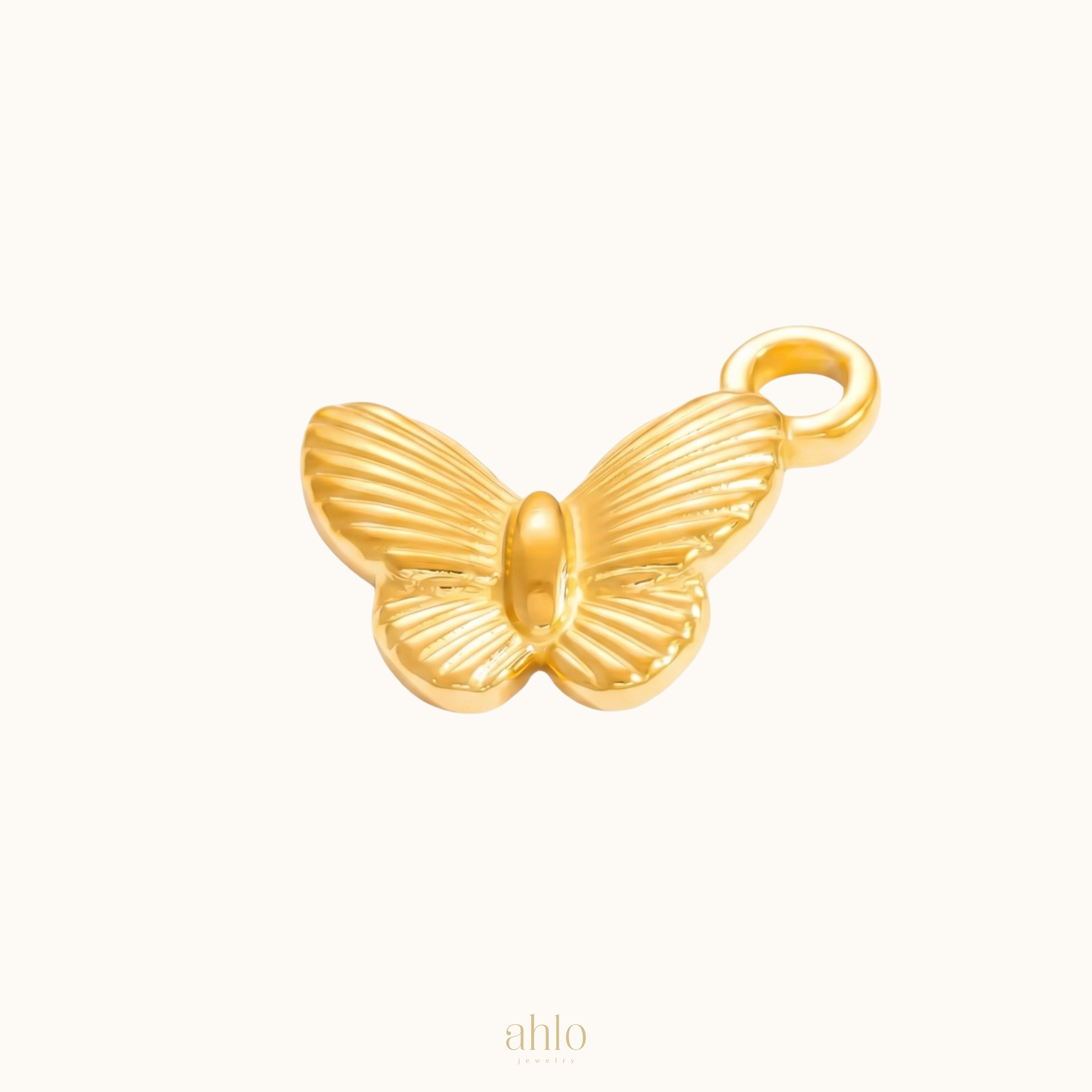 Golden Butterfly Charm n47