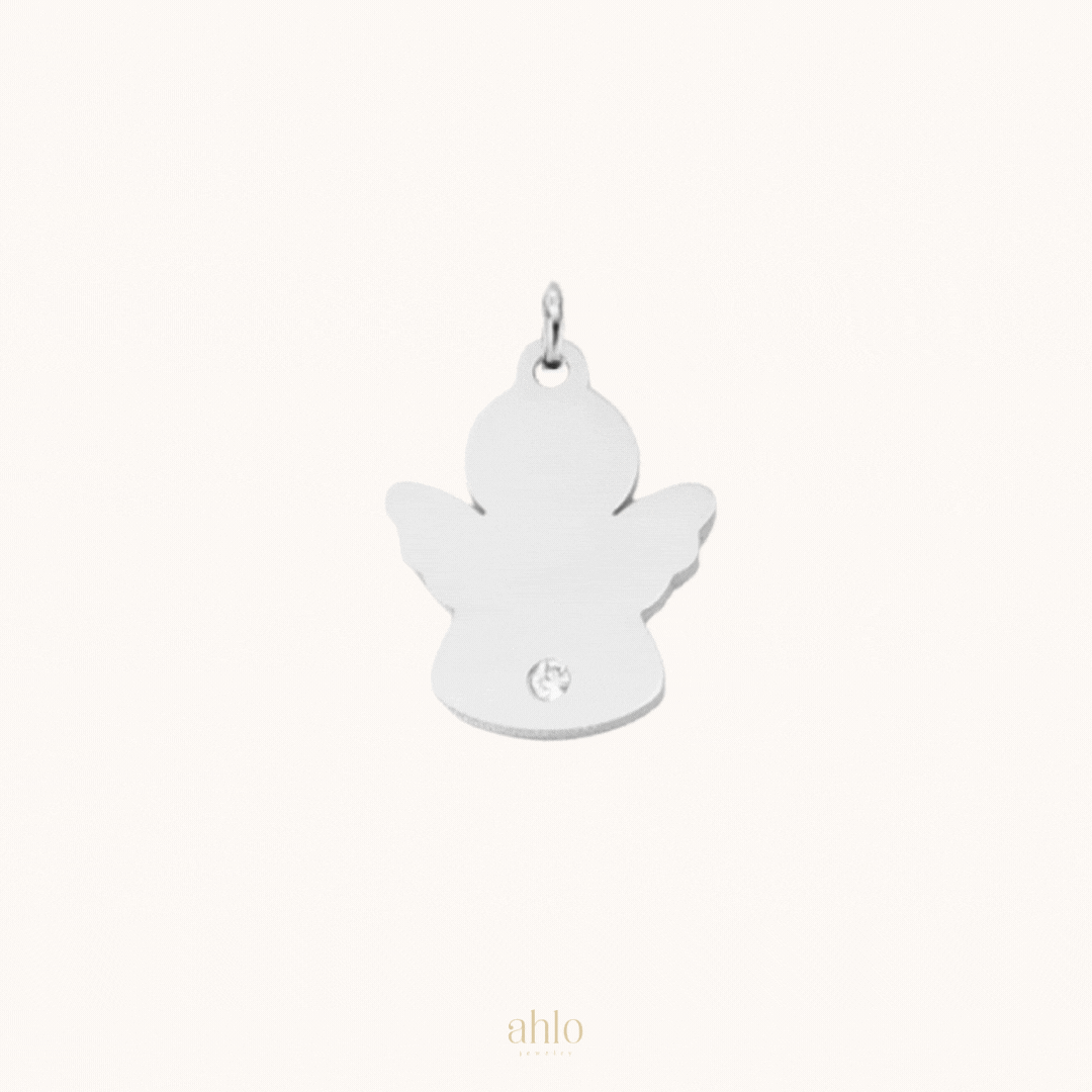 Silver Angel Charm N79