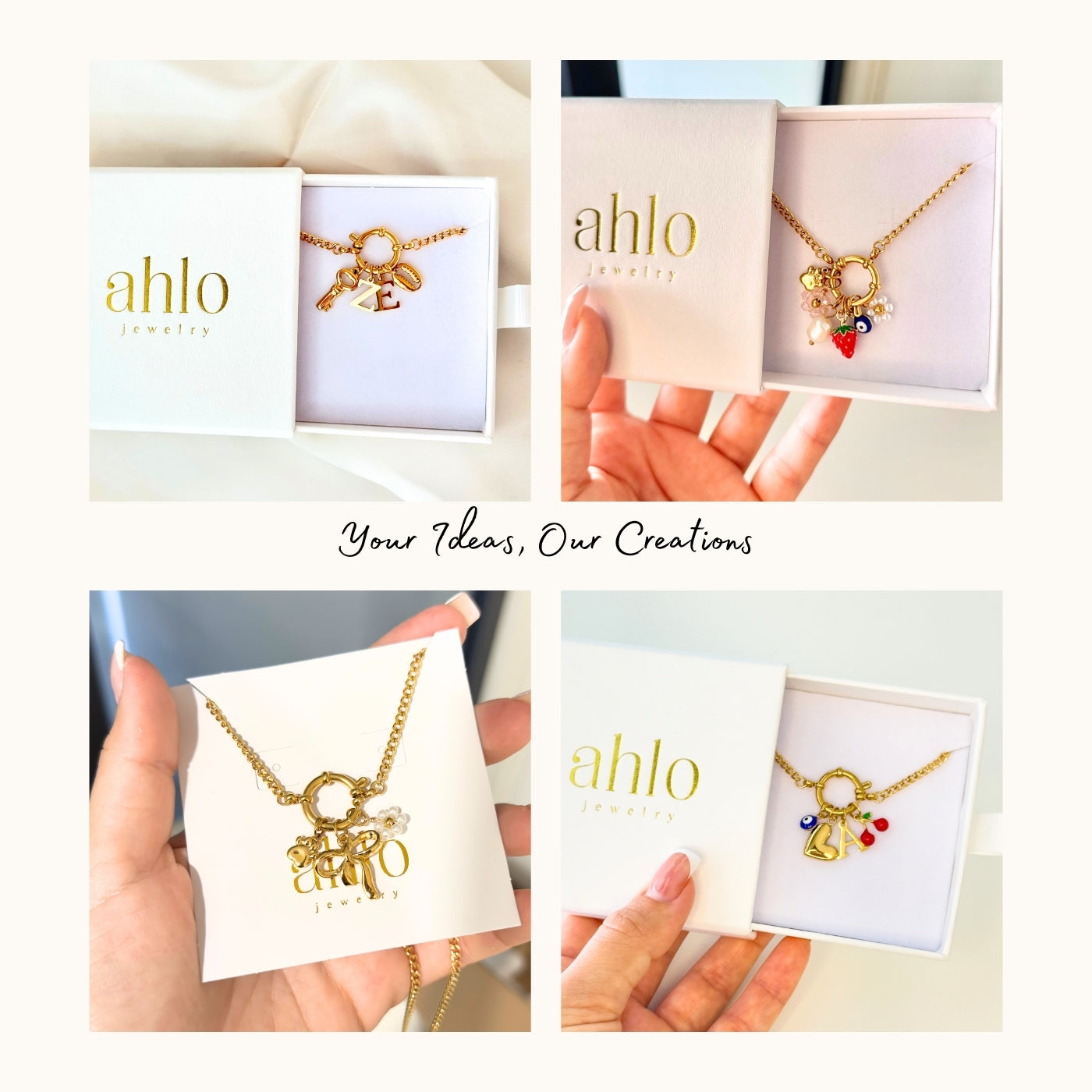 Collana a maglie cubane personalizzabile