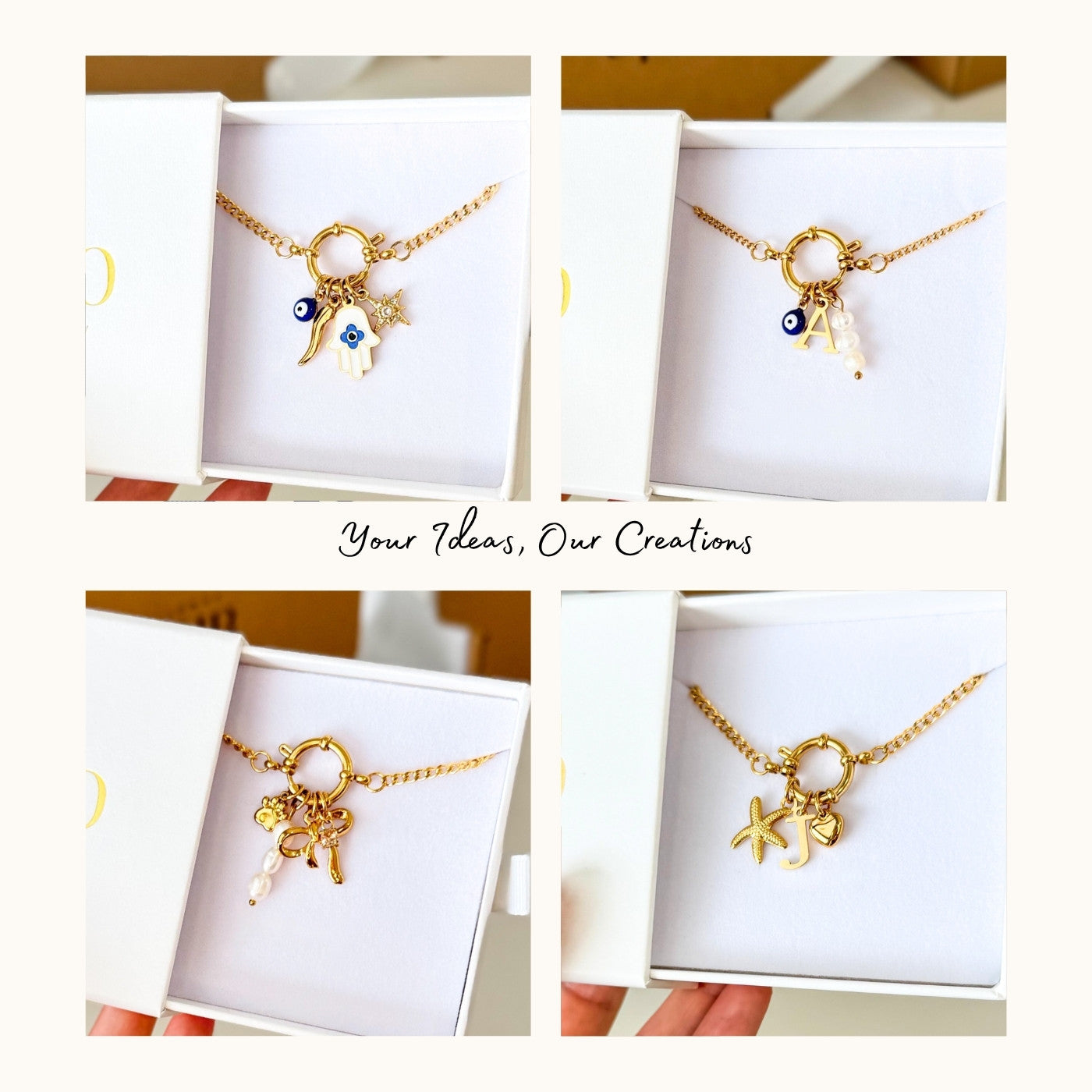 Collana a maglie cubane personalizzabile