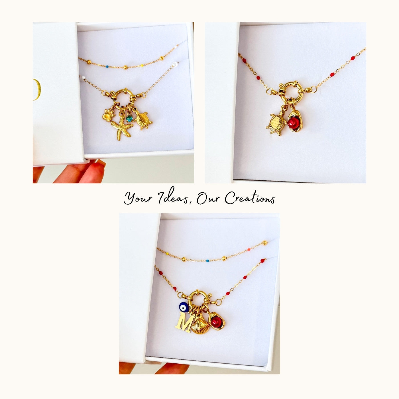 Customizable Pearl Bead Necklace