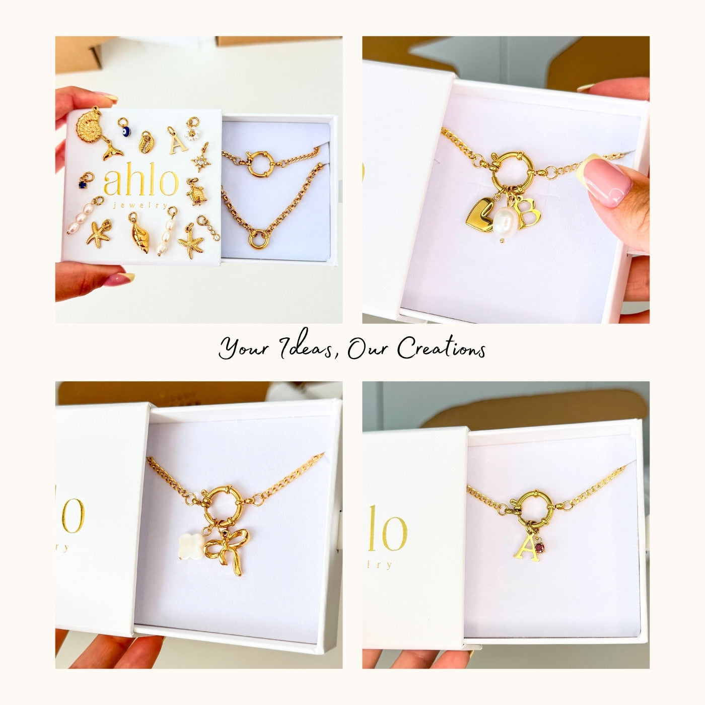 Collana a maglie cubane personalizzabile