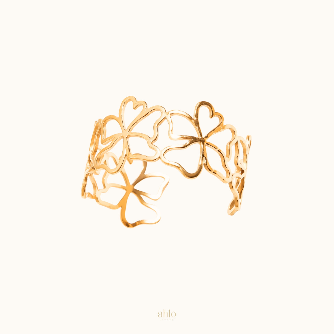 Golden Bloom Cuff