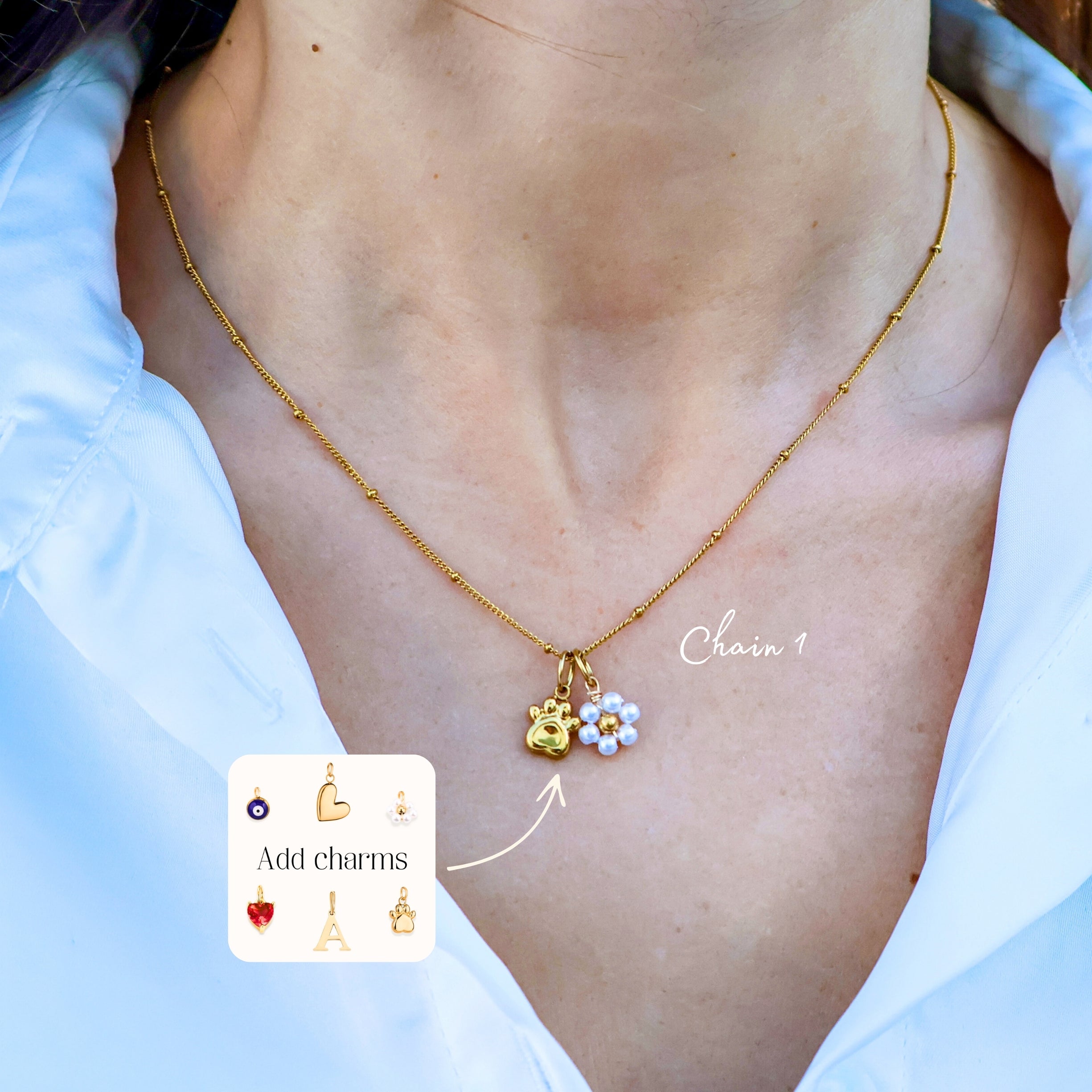 Customizable Charm Necklace