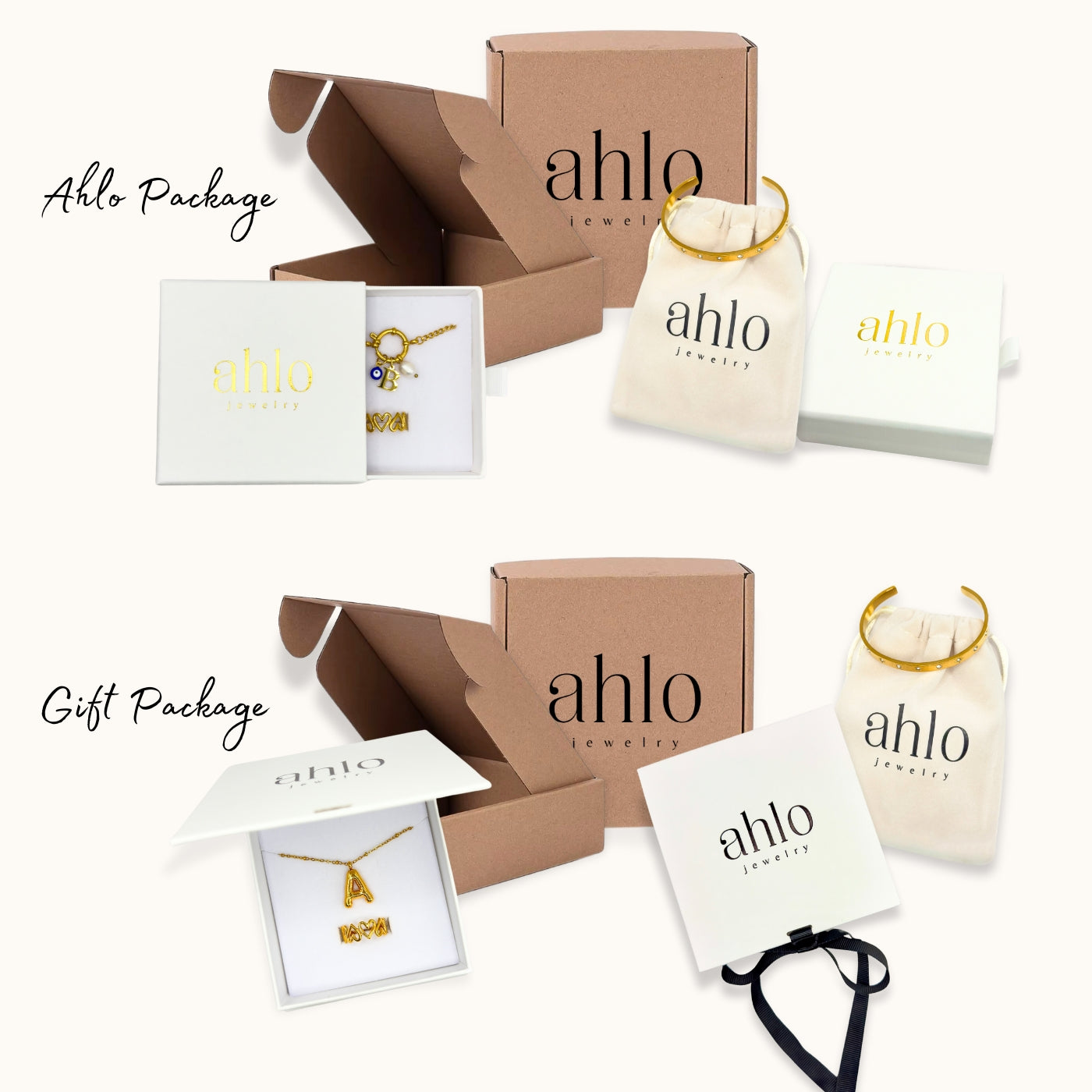 Bubble Initial Necklace