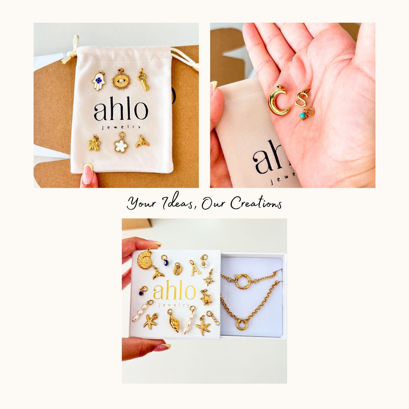 Golden Heart Charm n16