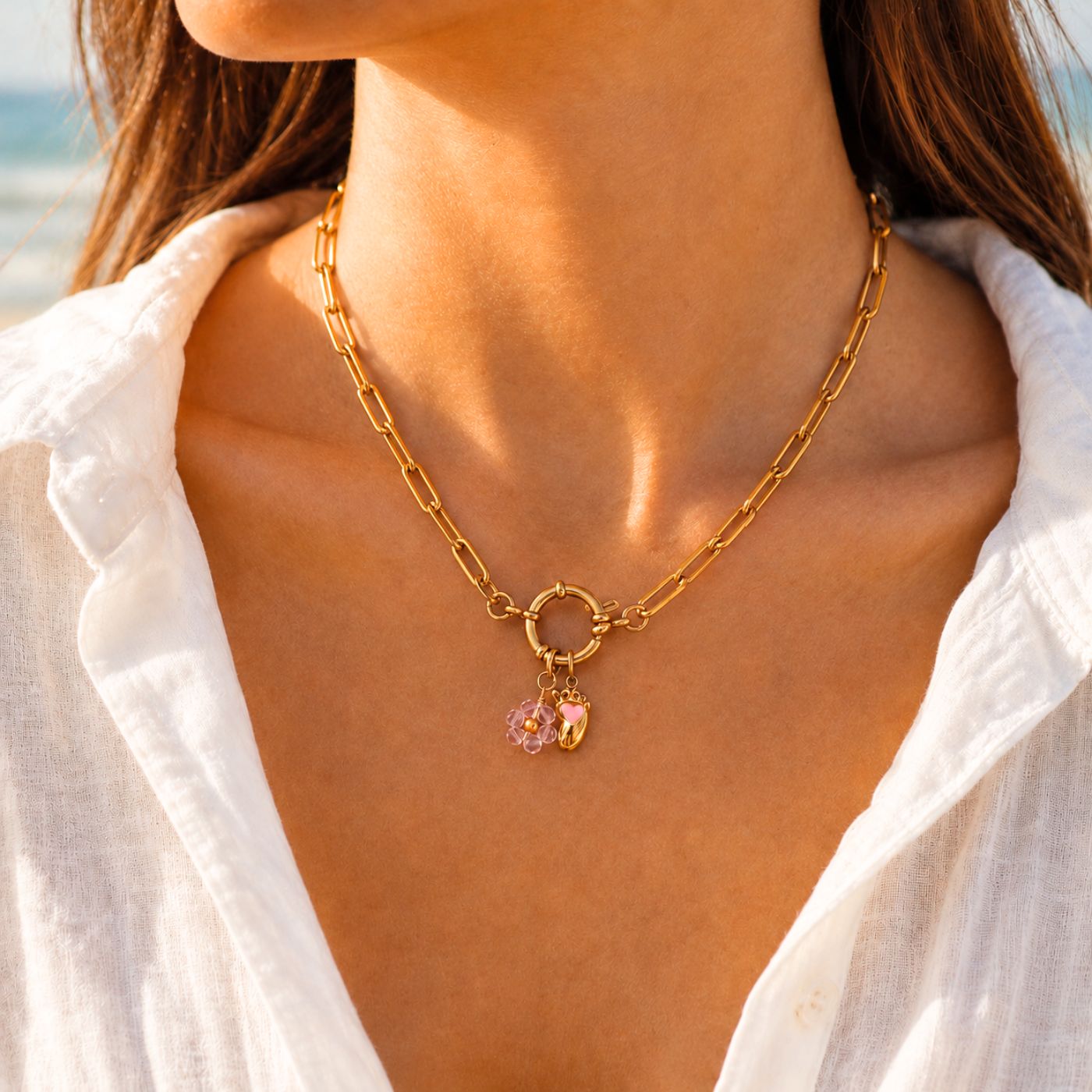 Custom Paper Clip Necklace