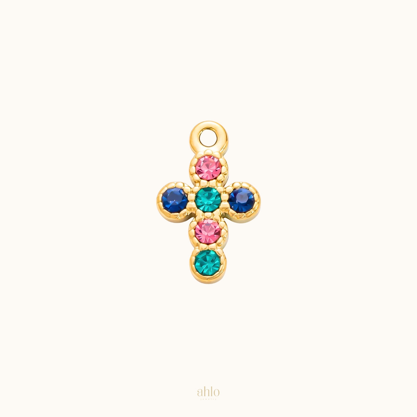 Vibrant Cross Charm N90