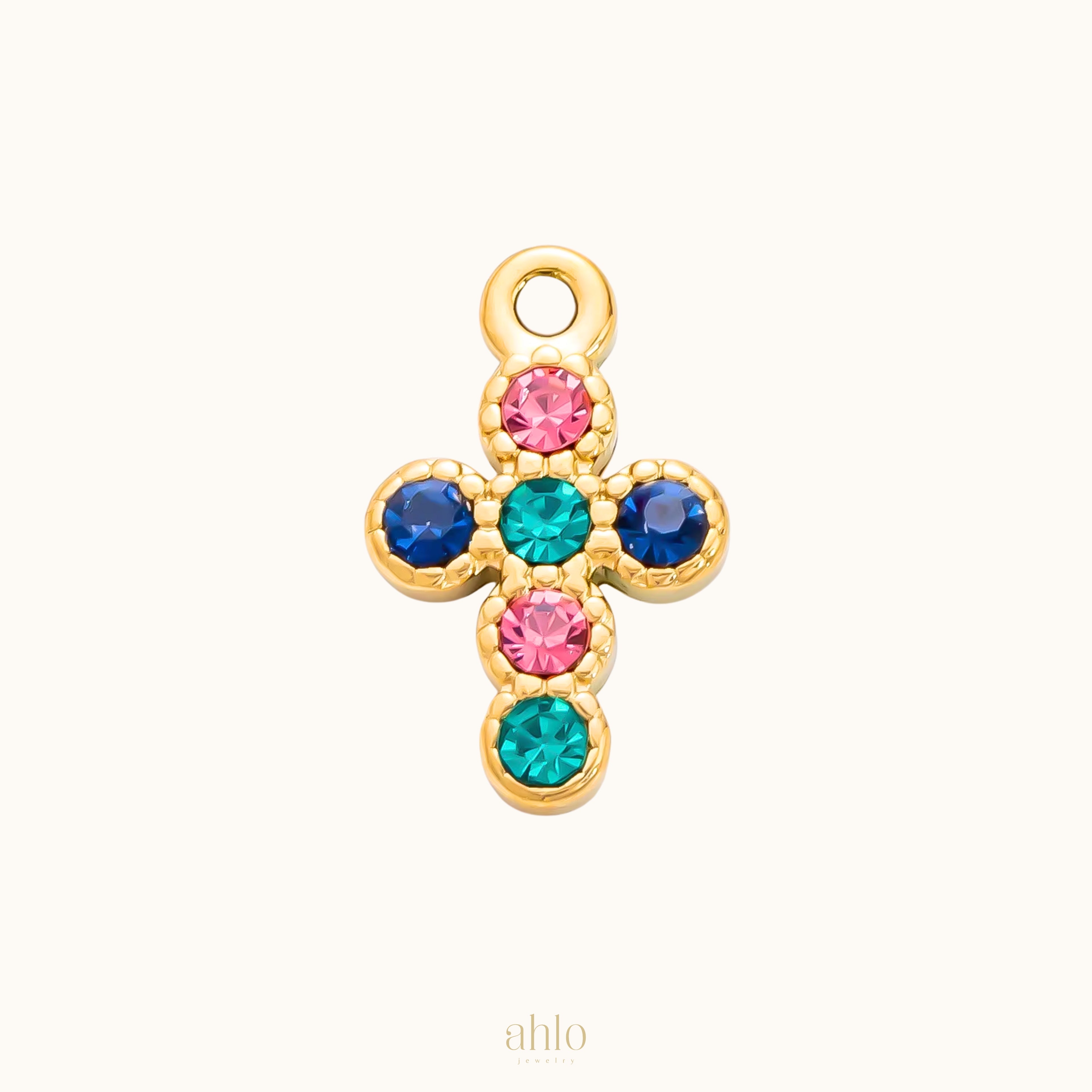 Vibrant Cross Charm N90