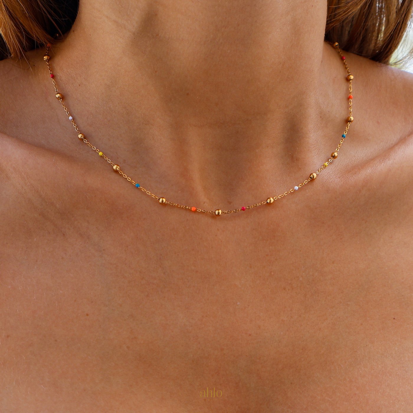 Rainbow Dainty Necklace