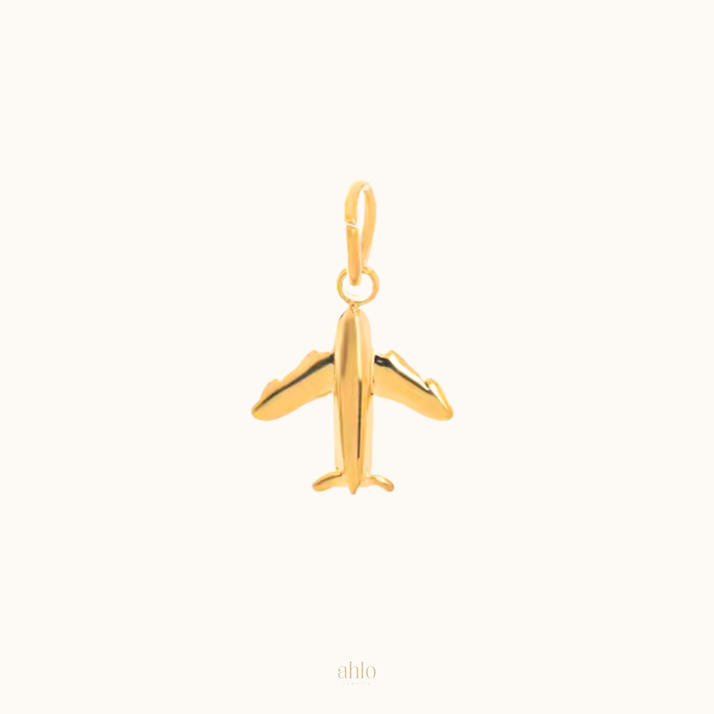 Golden Plane Charm n30