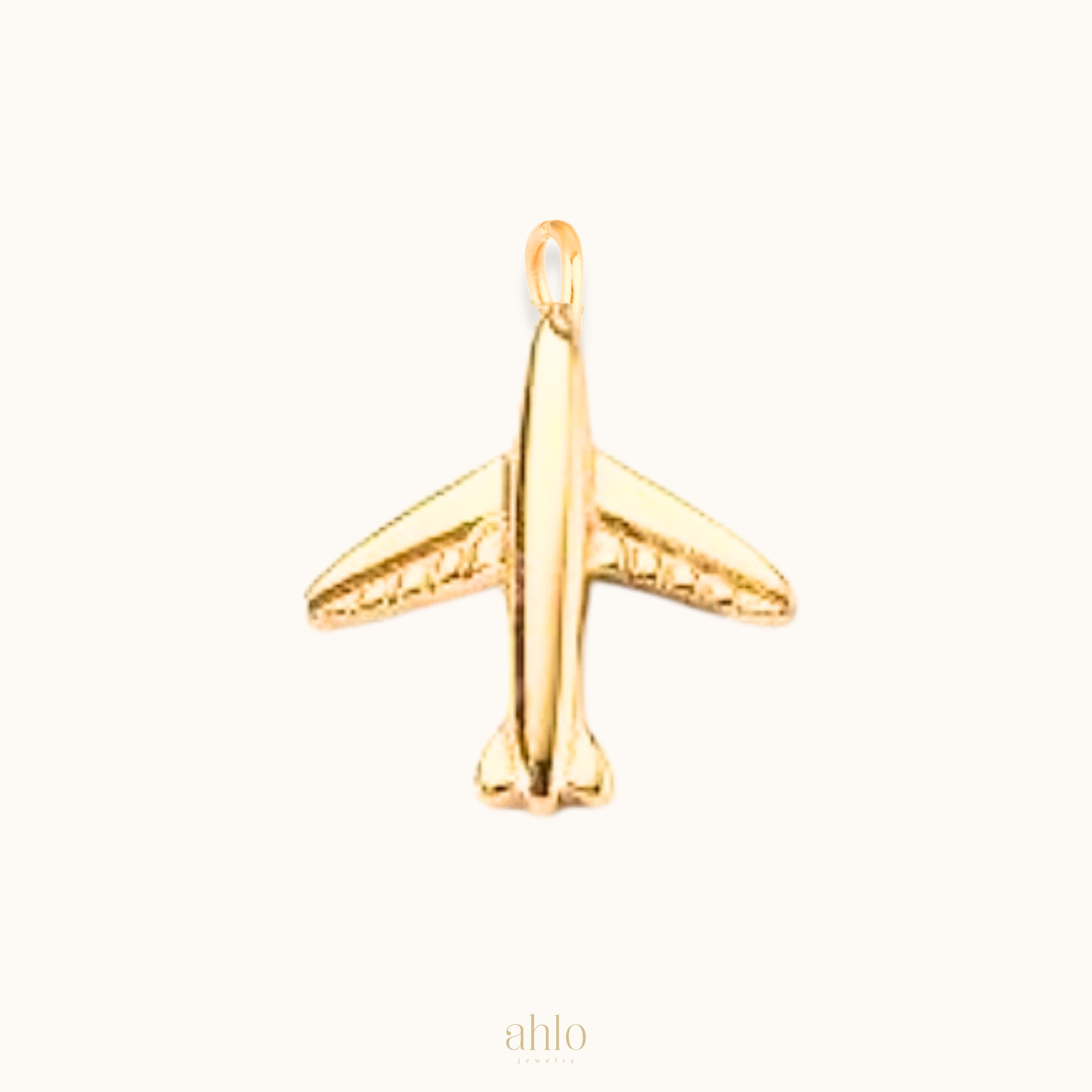 Golden Plane Charm n30