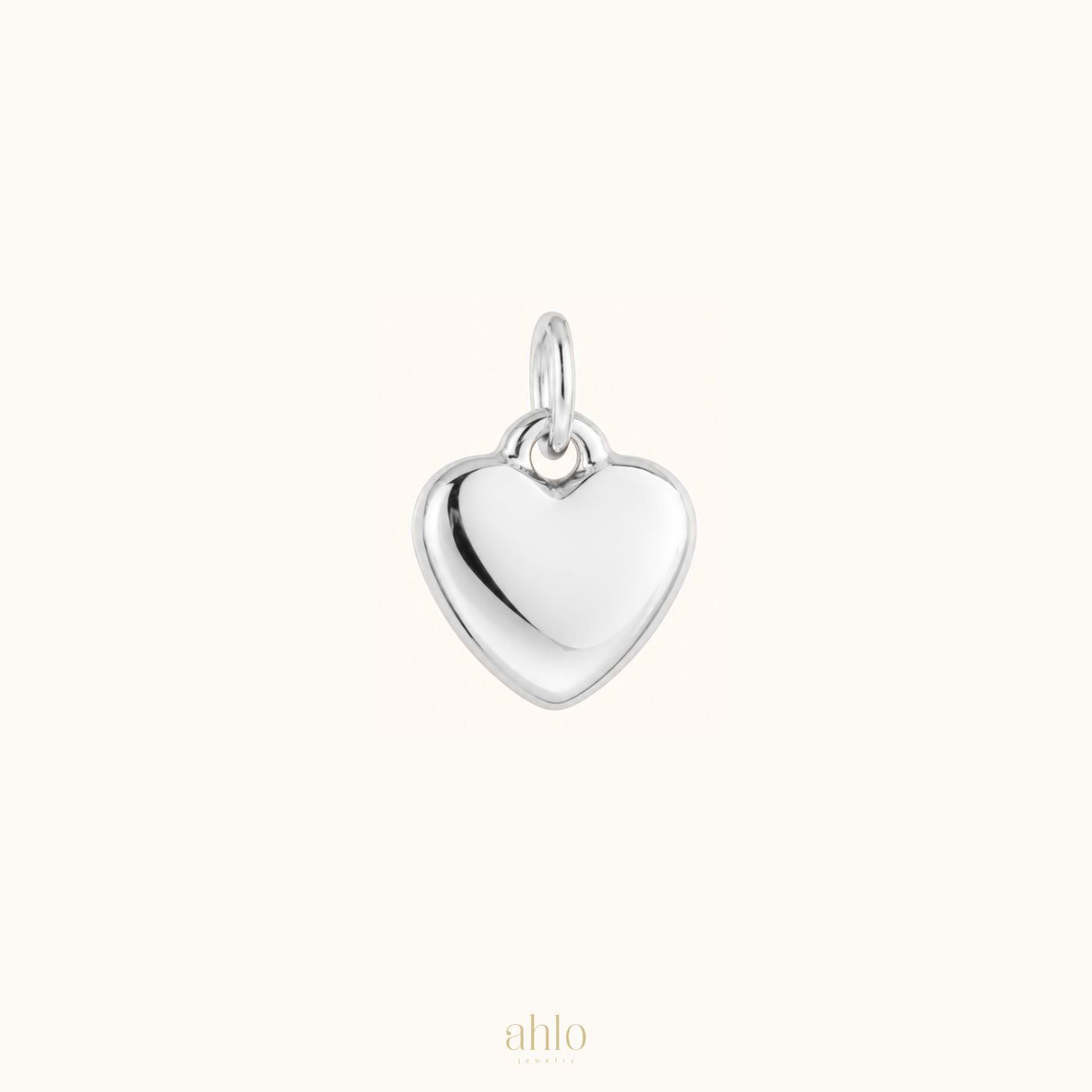 Silver Heart Charm N122